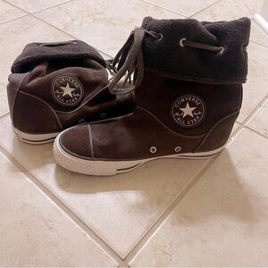 Converse All Star Andover Suede Fold Down
Ankle Boots Sneaker Brown Size 6